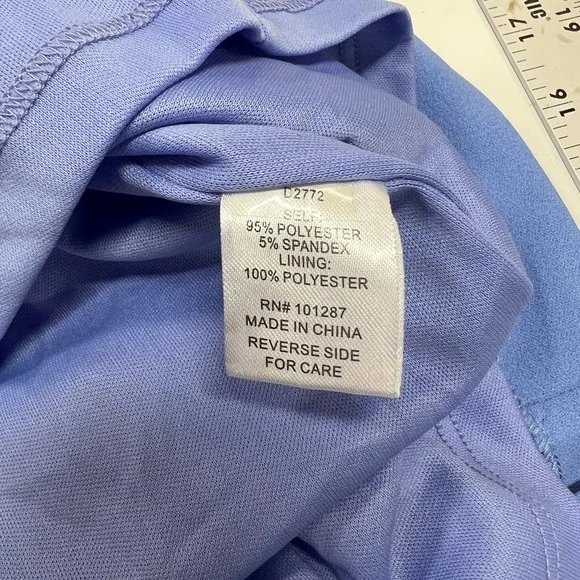 Alexia Admor Light Blue Strapless Cascading Ruffles Mini Dress New With Tags 14 - Picture 8 of 16